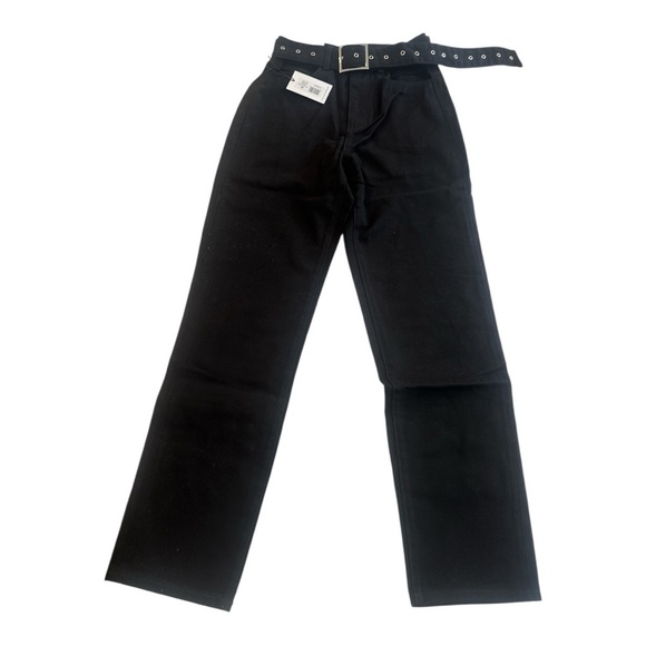 WeWoreWhat Black Straight Leg Jeans - Picture 2 of 9